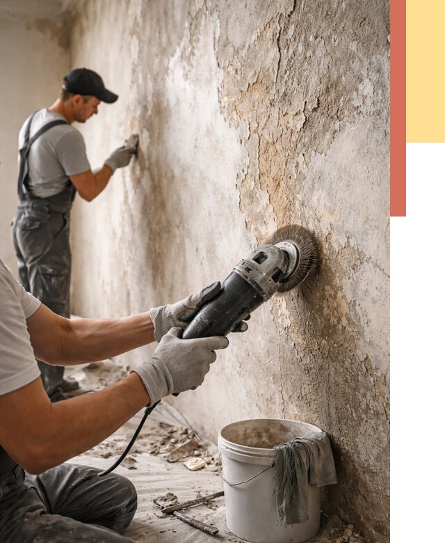 Снятие и удаление краски со стен в Йошкар-Оле от 2147 руб. — ОТДЕЛОЧНИК-Шкр