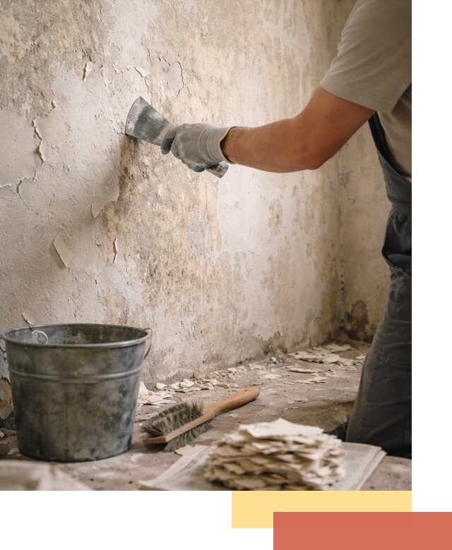 Удаление старой краски со стен в Йошкар-Оле качественно и быстро