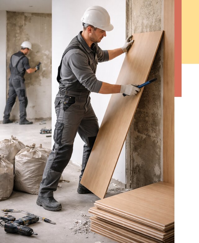 Демонтаж стеновых панелей в Йошкар-Оле от 3579 руб. за м² быстро и недорого | ОТДЕЛОЧНИК-Шкр