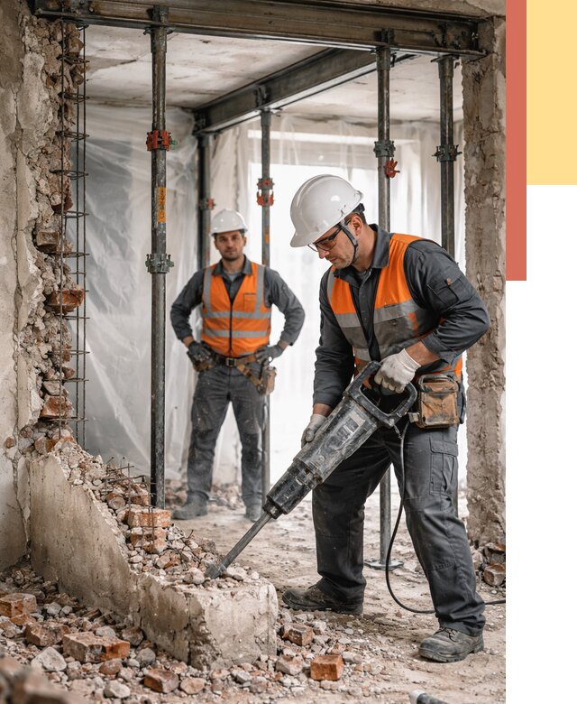 Снос несущих стен в Йошкар-Оле от 10482 руб. — демонтаж несущей стены под ключ | ОТДЕЛОЧНИК-Шкр