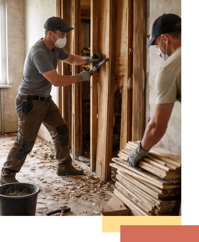 Демонтаж деревянных перегородок в Йошкар-Оле быстро и аккуратно