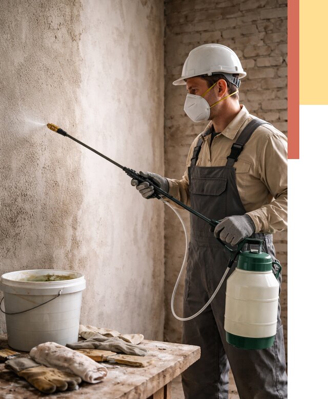 Антисептическая обработка стен в Йошкар-Оле от 1227 руб. — быстро и недорого | ОТДЕЛОЧНИК-Шкр