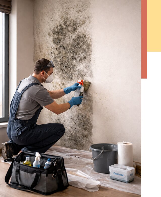 Удаление плесени со стен в Йошкар-Оле от 2199 руб. — быстро и недорого | ОТДЕЛОЧНИК-Шкр