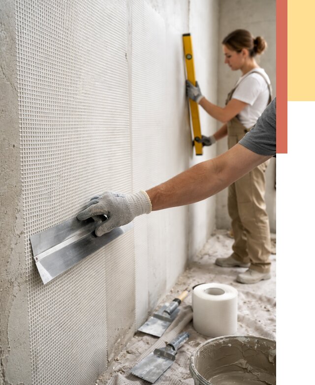 Армирование стен стеклосеткой в Йошкар-Оле от 3272 руб. под ключ | ОТДЕЛОЧНИК-Шкр