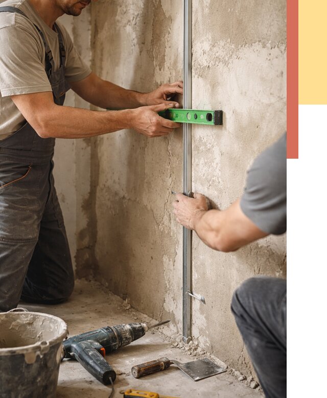 Установка штукатурных маяков в Йошкар-Оле от 7158 руб. — быстро и недорого | ОТДЕЛОЧНИК-Шкр