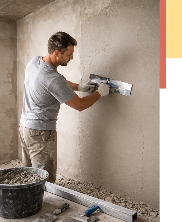 Штукатурка стен без маяков в Йошкар-Оле от 7363 руб/м2 — услуги и цена | ОТДЕЛОЧНИК-Шкр