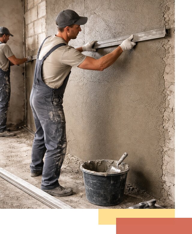 Штукатурка стен цементно-песчаная в Йошкар-Оле профессионально