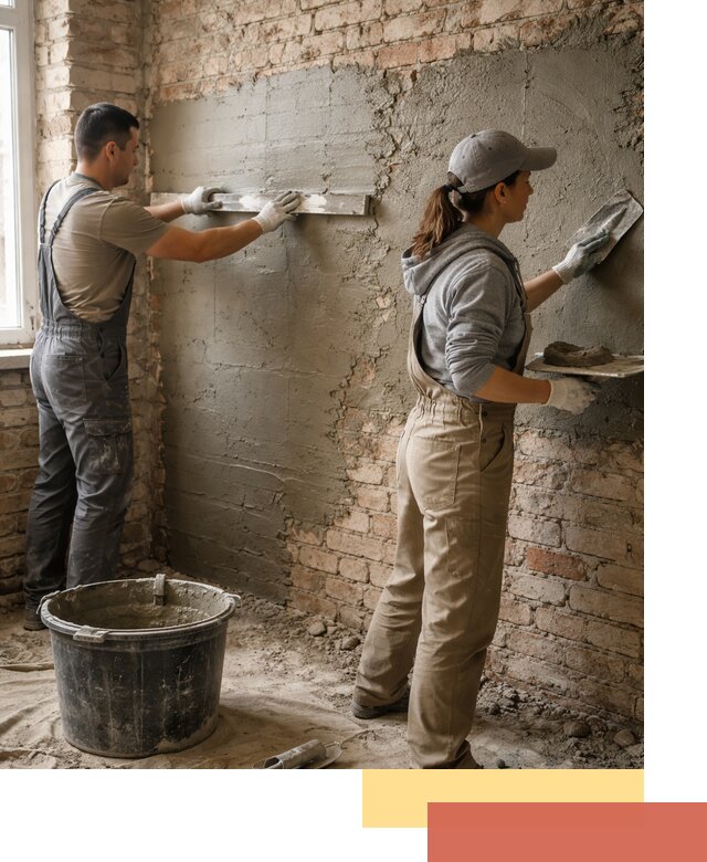 Штукатурка кирпичных стен в Йошкар-Оле — качественно и надежно