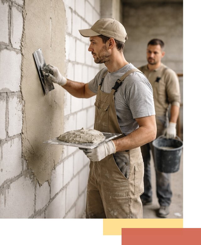 Штукатурка стен из газобетона в Йошкар-Оле под ключ