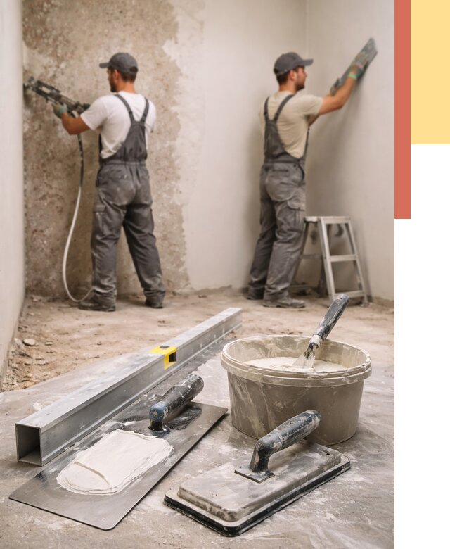 Штукатурка стен под обои в Йошкар-Оле от 4602 руб./м2 — выравнивание под обои | ОТДЕЛОЧНИК-Шкр