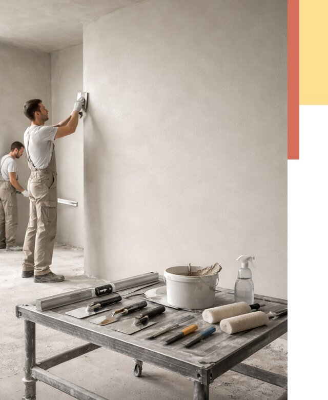 Штукатурка стен под покраску в Йошкар-Оле от 4602 руб./м² — качественно и недорого | ОТДЕЛОЧНИК-Шкр