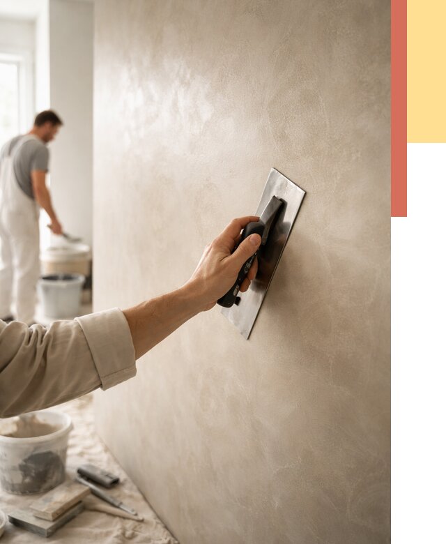 Венецианская штукатурка в Йошкар-Оле от 3579 руб/м² — нанесение стен под ключ | ОТДЕЛОЧНИК-Шкр