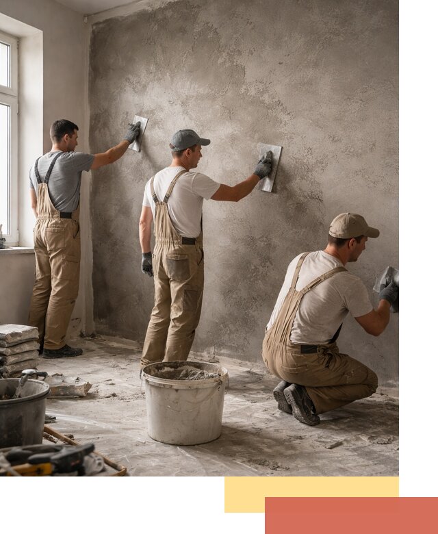 Декоративная штукатурка под бетон в Йошкар-Оле для стен и потолков