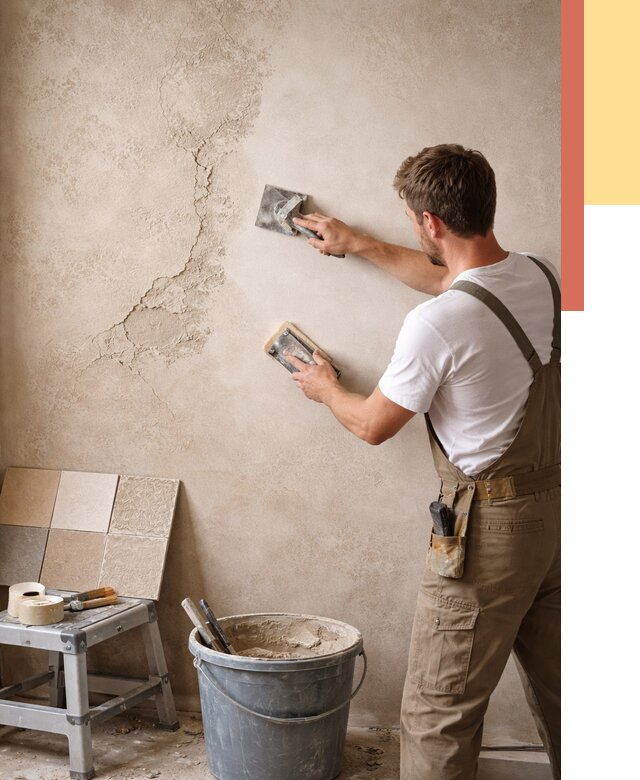 Ремонт декоративной штукатурки в Йошкар-Оле от 4602 руб. под ключ | ОТДЕЛОЧНИК-Шкр