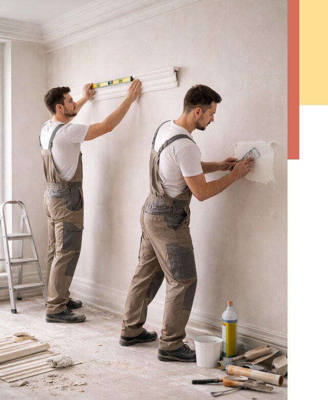 Монтаж лепнины на стены в Йошкар-Оле от 4602 руб. — недорого, быстро | ОТДЕЛОЧНИК-Шкр