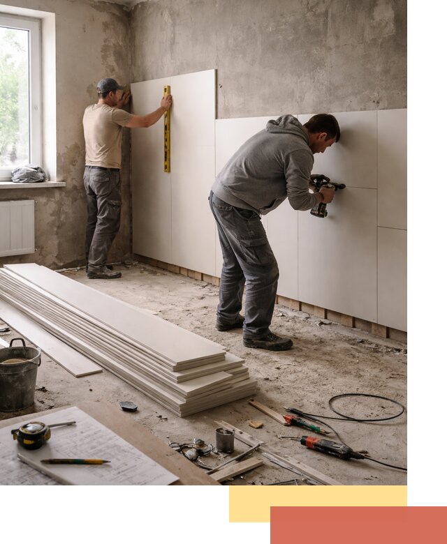 Монтаж ПВХ панелей на стены в Йошкар-Оле качественно и быстро