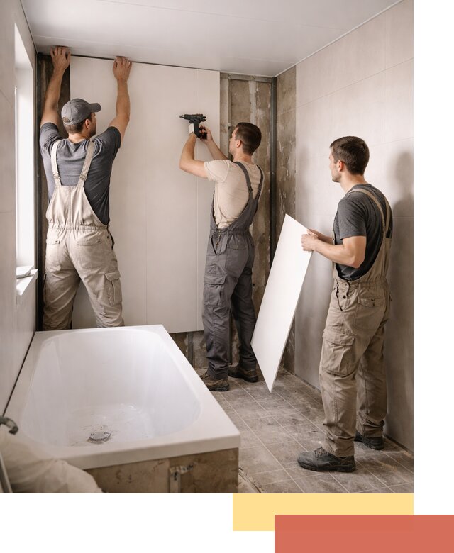 Отделка ванной панели ПВХ профессионально в Йошкар-Оле