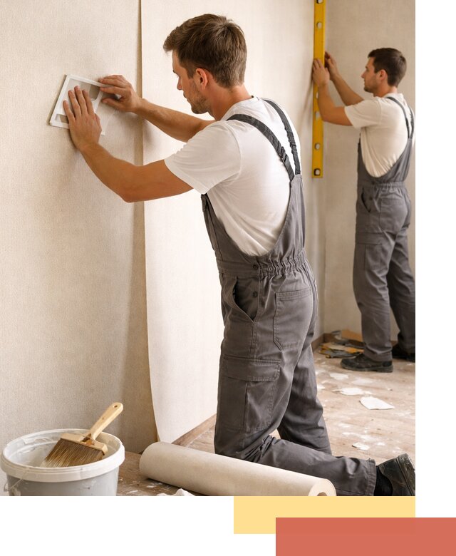 Поклейка бумажных обоев в Йошкар-Оле качественно и недорого