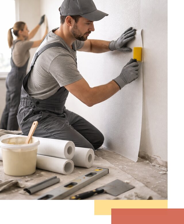 Поклейка стеклообоев профессионально в Йошкар-Оле