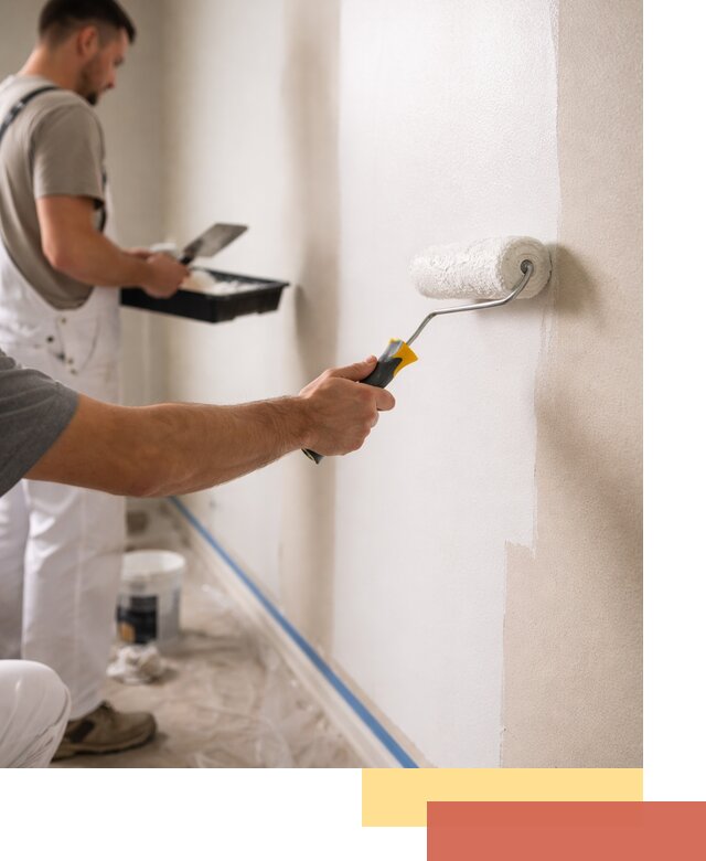 Покраска стен акриловой краской профессионально в Йошкар-Оле