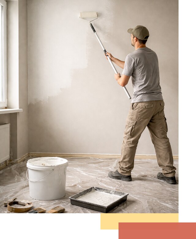 Покраска стен латексной краской в Йошкар-Оле качественно и быстро