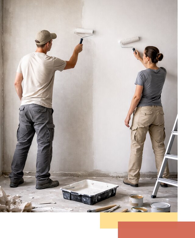 Окраска стен по стеклохолсту в Йошкар-Оле качественно и долговечно