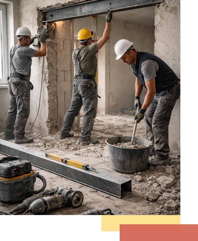 Создание проемов в стенах и несущих конструкциях в Йошкар-Оле