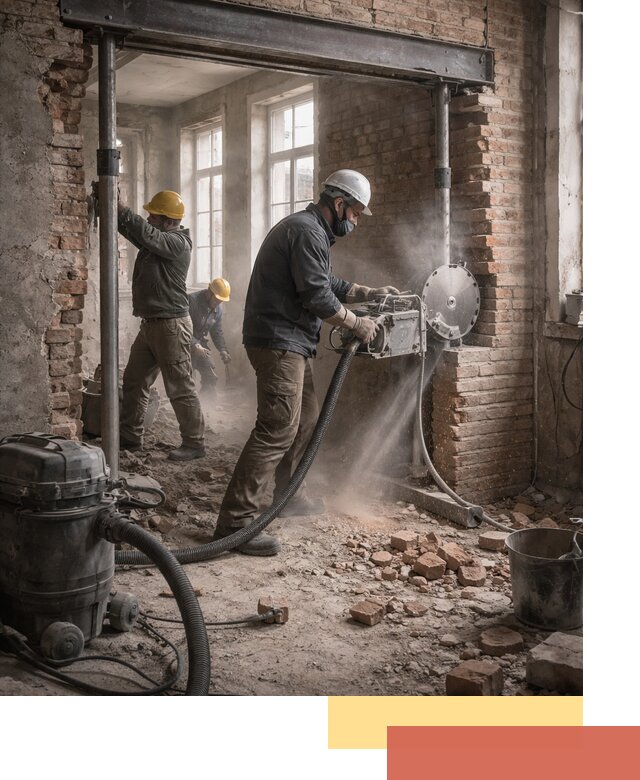 Прорезка проема в стене под дверной или оконный проем в Йошкар-Оле