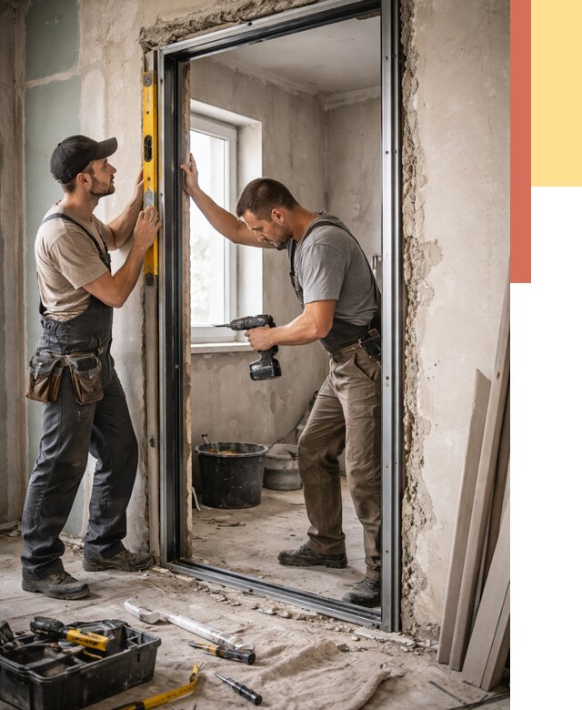 Закладка дверного проема в Йошкар-Оле от 3579 руб. — быстро и недорого | ОТДЕЛОЧНИК-Шкр