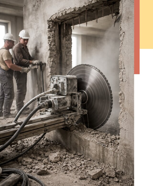 Алмазная резка проемов в Йошкар-Оле от 4602 руб. быстро и недорого | ОТДЕЛОЧНИК-Шкр