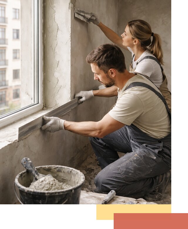 Штукатурка откосов дверей и окон профессионально в Йошкар-Оле