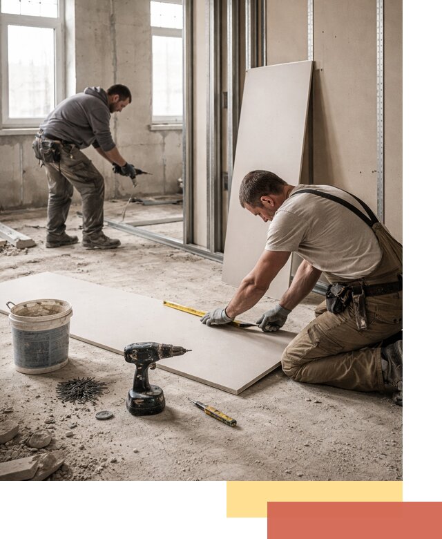 Кладка перегородок из ПГП под ключ в Йошкар-Оле