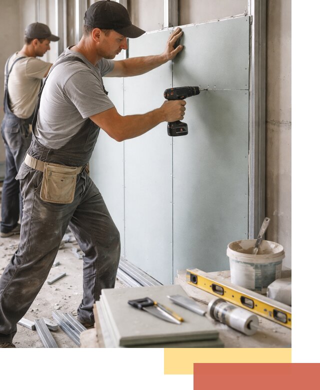 Кладка влагостойких перегородок ПГП в Йошкар-Оле