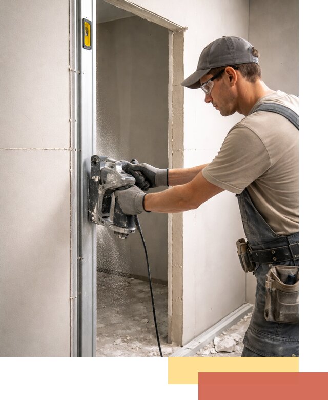 Устройство дверного проема в перегородке в Йошкар-Оле