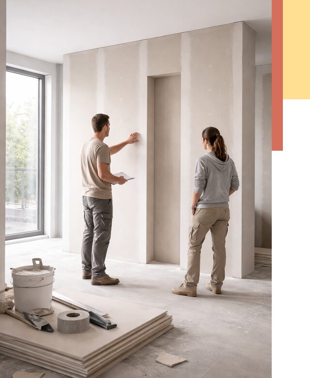 Зонирующая перегородка из гипсокартона в Йошкар-Оле от 2863 руб. под ключ | ОТДЕЛОЧНИК-Шкр