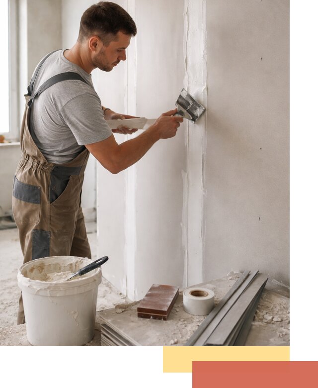 Шпаклевка перегородок из гипсокартона в Йошкар-Оле качественно и быстро