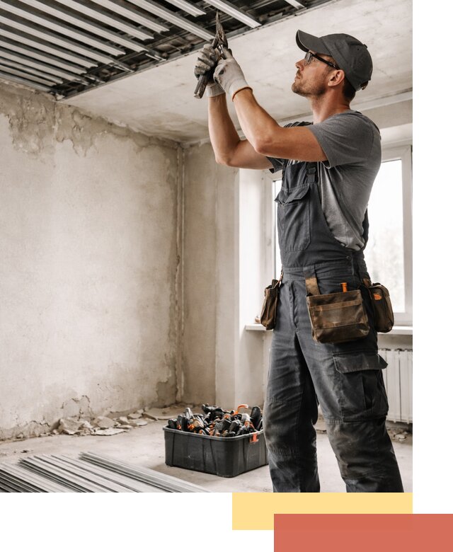 Демонтаж реечного потолка в Йошкар-Оле быстро и аккуратно