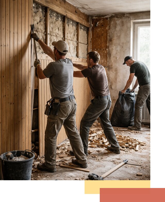 Демонтаж вагонки и вывоз материалов в Йошкар-Оле