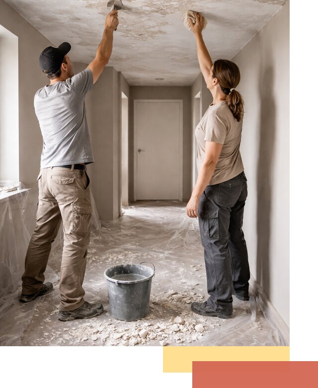 Удаление побелки с потолка в Йошкар-Оле — быстро и аккуратно