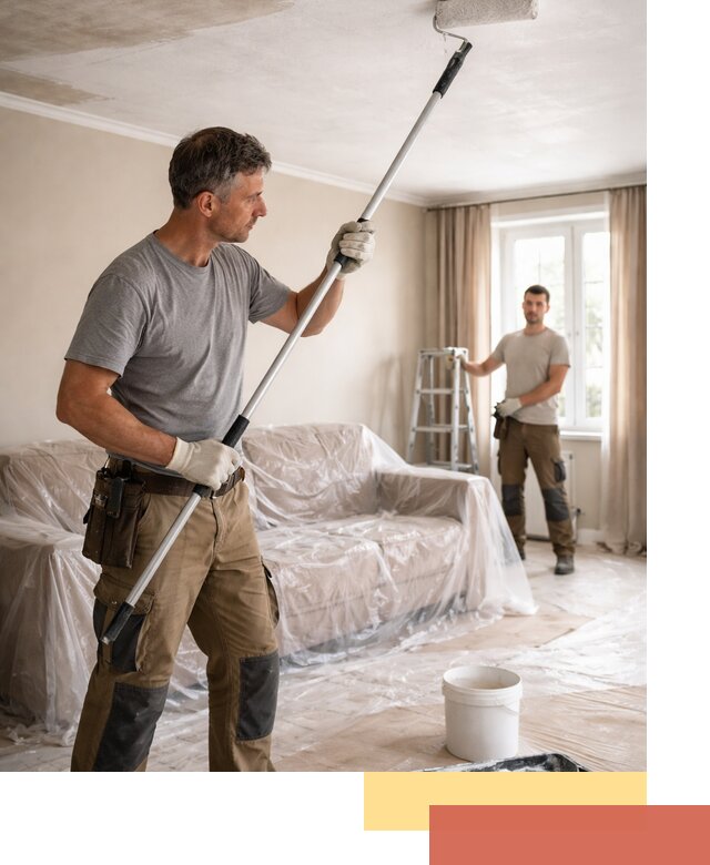 Грунтовка потолка в Йошкар-Оле — подготовка под покраску и отделку