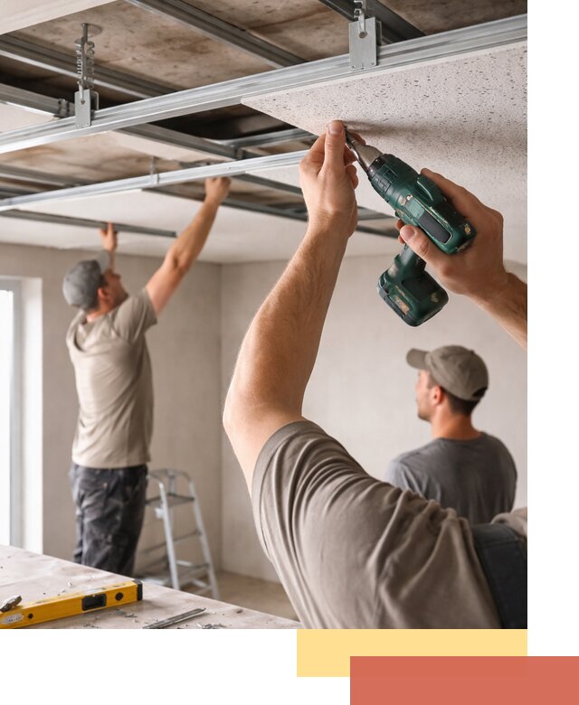 Монтаж акустического потолка в Йошкар-Оле под ключ