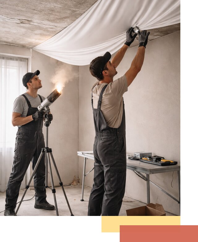 Установка натяжного потолка под ключ в Йошкар-Оле