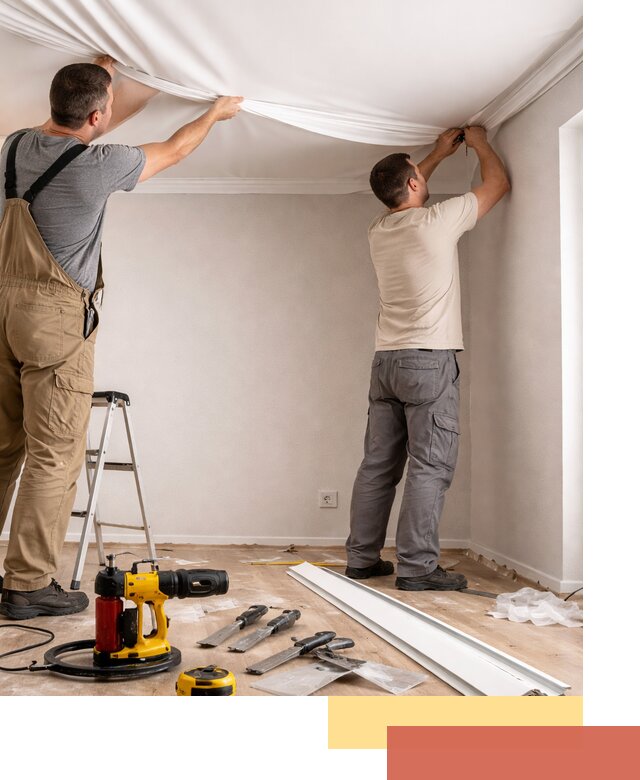 Монтаж ПВХ натяжного потолка в Йошкар-Оле качественно и быстро