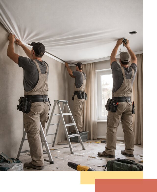 Монтаж матового натяжного потолка в Йошкар-Оле качественно и быстро