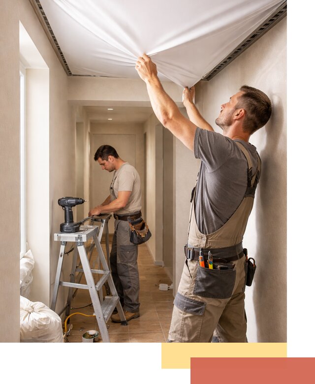 Монтаж натяжного потолка в прихожей в Йошкар-Оле