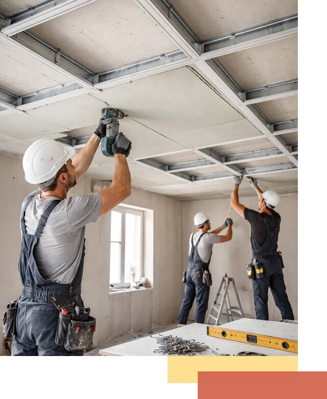 Кессонный потолок из гипсокартона под ключ в Йошкар-Оле