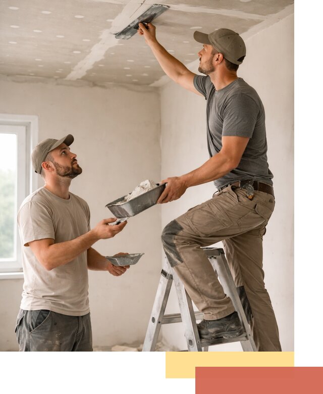 Шпаклевка потолка из гипсокартона в Йошкар-Оле качественно и быстро