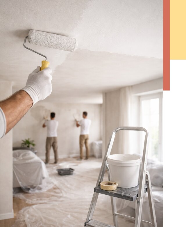 Покраска потолка акриловой краской в Йошкар-Оле от 2557 руб. | ОТДЕЛОЧНИК-Шкр