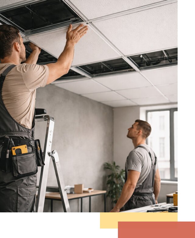 Монтаж потолочной плитки в Йошкар-Оле качественно и в срок