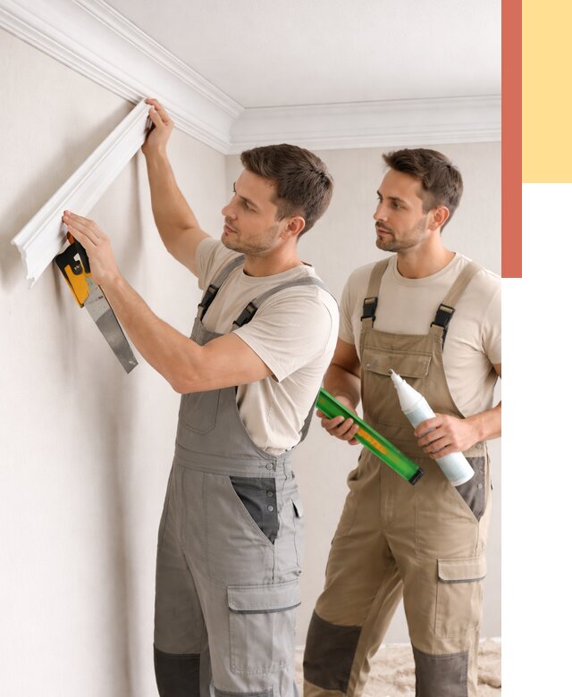 Монтаж потолочного плинтуса в Йошкар-Оле от 2352 руб. — быстро и недорого | ОТДЕЛОЧНИК-Шкр